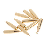 Maxbell 20pcs Fishing Brass Sinker Drop Shot Slider Weights Finesse Sinker Tackle