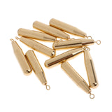 Maxbell 20pcs Fishing Brass Sinker Drop Shot Slider Weights Finesse Sinker Tackle