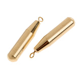 Maxbell 20pcs Fishing Brass Sinker Drop Shot Slider Weights Finesse Sinker Tackle