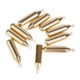 Maxbell 20pcs Brass Sinker Drop Shot Weights Sinker Perch Pike Sea Fishing Tackle