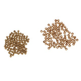Maxbell 200pcs Fly Tying Head Beads Fly Fishing Nymph Head Ball Beads 2.8mm 2.3mm