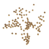 Maxbell 200pcs Fly Tying Head Beads Fly Fishing Nymph Head Ball Beads 2.8mm 2.3mm