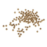 Maxbell 200pcs Fly Tying Head Beads Fly Fishing Nymph Head Ball Beads 2.8mm 2.3mm