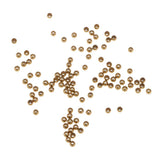Maxbell 200pcs Fly Tying Head Beads Fly Fishing Nymph Head Ball Beads 2.8mm 2.3mm