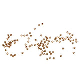 Maxbell 200pcs Fly Tying Head Beads Fly Fishing Nymph Head Ball Beads 2.8mm 2.3mm