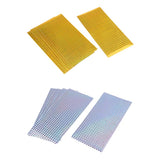 Maxbell 10Pcs Bright Fishing Lure Tape Sticker Holographic Adhesive Film DIY