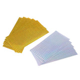 Maxbell 10Pcs Bright Fishing Lure Tape Sticker Holographic Adhesive Film DIY