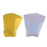 Maxbell 10Pcs Bright Fishing Lure Tape Sticker Holographic Adhesive Film DIY