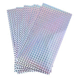 Maxbell 10Pcs Bright Fishing Lure Tape Sticker Holographic Adhesive Film DIY
