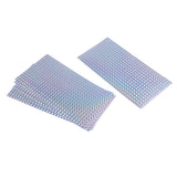 Maxbell 10Pcs Bright Fishing Lure Tape Sticker Holographic Adhesive Film DIY