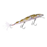 Maxbell Wobblers Fishing Lure Crankbait Minnow Trolling Bass Pike Many Fish Yellow - Aladdin Shoppers