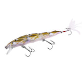Maxbell Wobblers Fishing Lure Crankbait Minnow Trolling Bass Pike Many Fish Yellow - Aladdin Shoppers