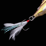 Maxbell 5xFishing Line Winder Fishing Lures Baits Minnow Baits Crankbait Tackle Yellow