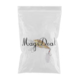 Maxbell 6xFishing Line Winder Fishing Lures Baits Minnow Baits Crankbait Tackle Yellow