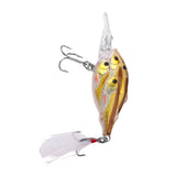 Maxbell 3xFishing Line Winder Fishing Lures Baits Minnow Baits Crankbait Tackle Yellow