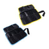 Maxbell 2pcs Fishing Jig Lure Bags Pockets Tackle Gear Bag 12 Holes On Roll