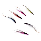 Maxbell 12Pcs Tube Fly Fishing Mini Sunray Shadow Riffle Hitch Salmon Flies