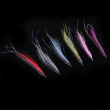 Maxbell 12Pcs Tube Fly Fishing Mini Sunray Shadow Riffle Hitch Salmon Flies