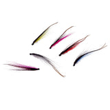 Maxbell 12Pcs Tube Fly Fishing Mini Sunray Shadow Riffle Hitch Salmon Flies