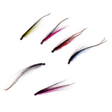 Maxbell 12Pcs Tube Fly Fishing Mini Sunray Shadow Riffle Hitch Salmon Flies