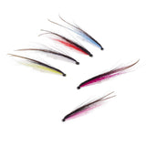Maxbell 12Pcs Tube Fly Fishing Mini Sunray Shadow Riffle Hitch Salmon Flies