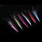 Maxbell 12Pcs Tube Fly Fishing Mini Sunray Shadow Riffle Hitch Salmon Flies
