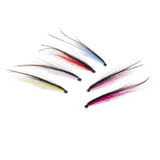 Maxbell 12Pcs Tube Fly Fishing Mini Sunray Shadow Riffle Hitch Salmon Flies