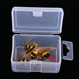 Maxbell 10pcs Bumble Bee Nymph Trout Flies Fly Fishing Hook Bionic Bee Insect Baits