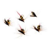 Maxbell 10pcs Bumble Bee Nymph Trout Flies Fly Fishing Hook Bionic Bee Insect Baits