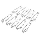 Maxbell Fishing Clip Snap Long Line Clips Stainless Steel Sea Fishing Connector