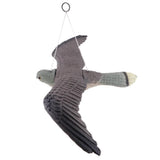Maxbell 2Pcs Realistic Flying Bird Hawk Decoy Pigeon Crow Scarecrow Hunting Scarer
