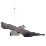 Maxbell 2Pcs Realistic Flying Bird Hawk Decoy Pigeon Scarecrow Garden Hunting Scarer