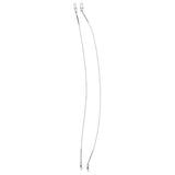 Maxbell 50x Stainless Steel Fishing Wire Leaders with Nice Snaps and Rolling Swivels