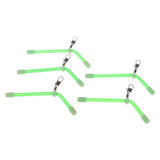 Maxbell Maxbell 5Pcs Anti Pester Booms with Snap Swivel Luminous Fishing Rig Bent Booms S