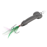 Maxbell Spoon Fishing Lure Spinner Bait Metal VIB Hard Sequins Lure Treble Hook 28g - Aladdin Shoppers
