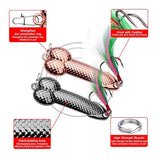 Maxbell Spoon Fishing Lure Spinner Bait Metal VIB Hard Sequins Lure Treble Hook 28g - Aladdin Shoppers