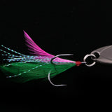 Maxbell Spoon Fishing Lure Spinner Bait Metal VIB Hard Sequins Lure Treble Hook 7g - Aladdin Shoppers