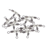 Maxbell 20pcs 3 Way Swivel Luminous Rolling Barrel T shape Swivel Connector 3cm 2cm