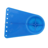 Maxbell 2pcs ABS Plastic Adjustable Weight Fishing Trolling Diving Board Black/Blue