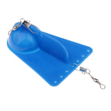 Maxbell 2pcs ABS Plastic Adjustable Weight Fishing Trolling Diving Board Black/Blue