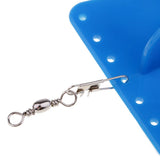 Maxbell 2pcs ABS Plastic Adjustable Weight Fishing Trolling Diving Board Black/Blue