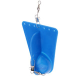 Maxbell 2pcs ABS Plastic Adjustable Weight Fishing Trolling Diving Board Black/Blue