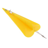 Maxbell 2pcs Trolling Diving Board with Lead Sinker Fishing Diver Board Yellow Red