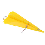 Maxbell 2pcs Trolling Diving Board with Lead Sinker Fishing Diver Board Yellow Red