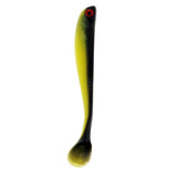Maxbell 10 Pieces Soft Fishing Bait T Tail Fishing Lure Plastic Worm Swimbait Green