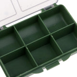 Maxbell Maxbell Fishing Tackle Box for Hooks Swivels Beads Spinners Baits 6 Compartments
