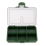 Maxbell Maxbell Fishing Tackle Box for Hooks Swivels Beads Spinners Baits 6 Compartments