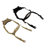 Maxbell Helmet Chin Strap with Screws for Fast/MICH/ACH/IBH Tactical Helmets Black - Aladdin Shoppers