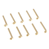 Maxbell 10pcs Fishing Rod Guides Tips Set Repair Kit DIY Rod Tips Eye Rings 1.1mm - Aladdin Shoppers