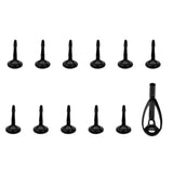 Maxbell 12pcs Fishing Rod Guide Top Tip Eye Ring Rod Repair Kit for Rod Building DIY